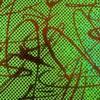 Electric Chaos Foil | High-Voltage Kinetic Glow | Spandex Palace