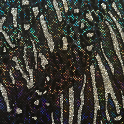 Glitter Cheetah Spandex | Luminous Kinetic Luxe 4-Way | Spandex Palace
