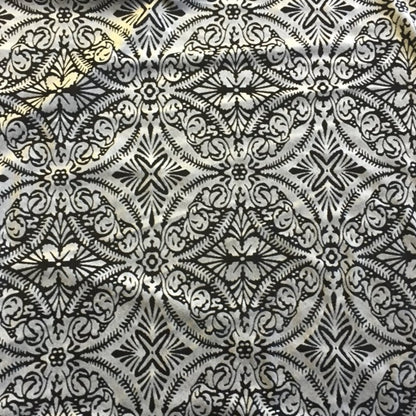Lili Damask Burnout Stretch Velvet Fabric